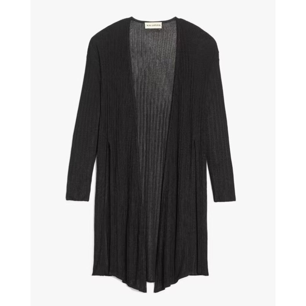 MM Lafleur Woolf Jardigan Knit Cardigan Open Long Sweater Womens Size XS